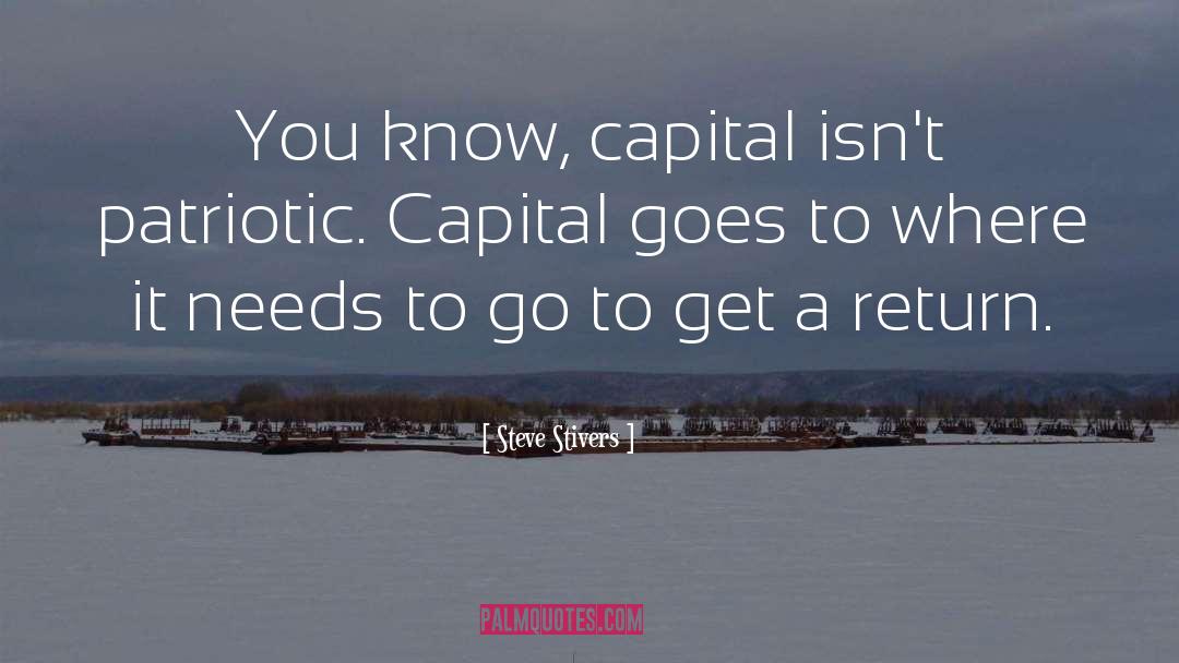 Overbay Capital Partners quotes by Steve Stivers