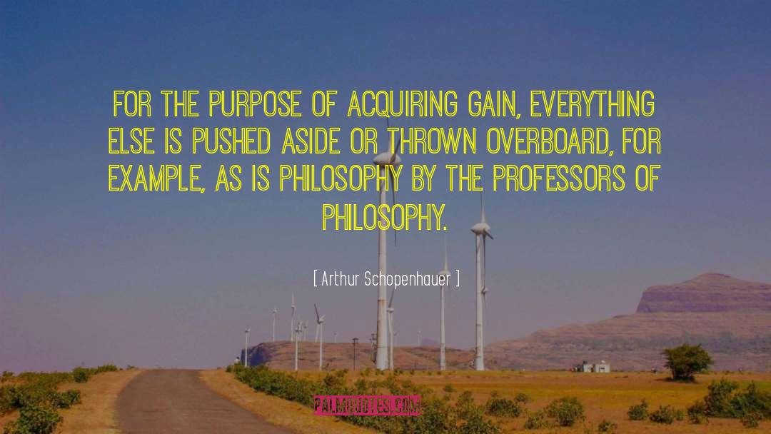 Overboard quotes by Arthur Schopenhauer