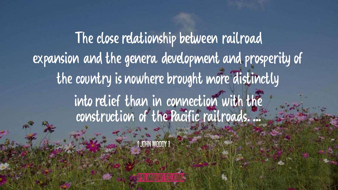 Overbuilding Of Railroad quotes by John Moody