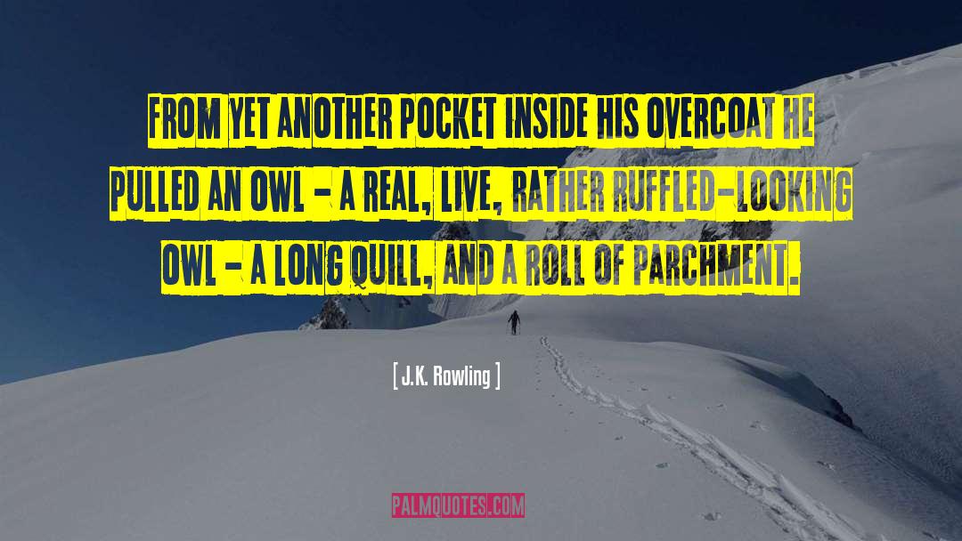 Overcoat quotes by J.K. Rowling