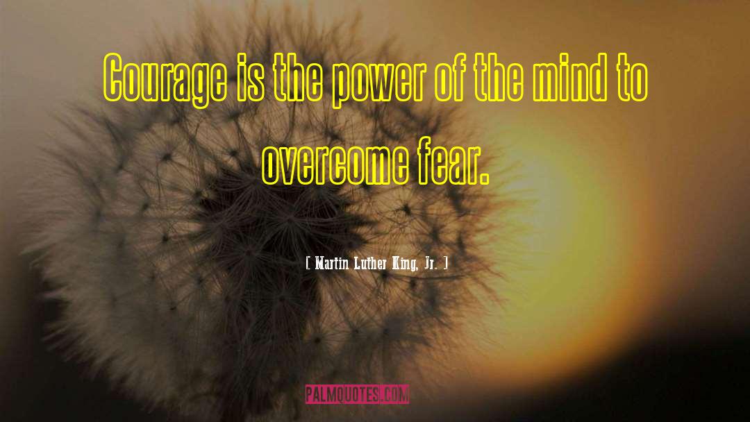 Overcome Fear quotes by Martin Luther King, Jr.