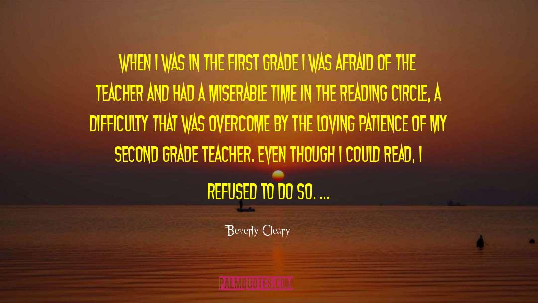 Overcome Stuttering quotes by Beverly Cleary