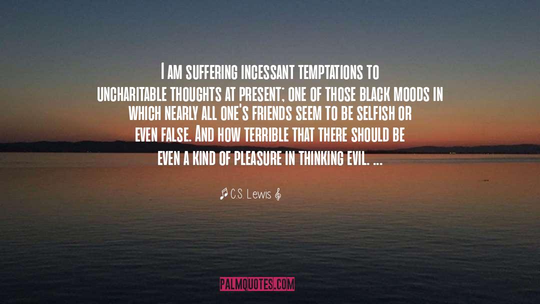 Overcome Temptations quotes by C.S. Lewis