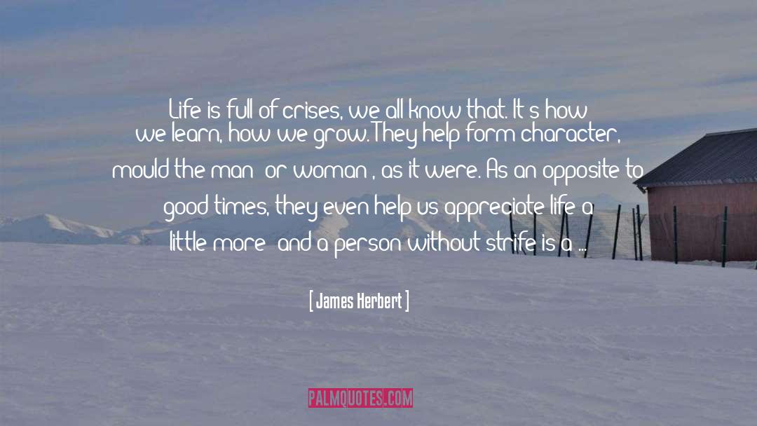 Overcome Trauma quotes by James Herbert