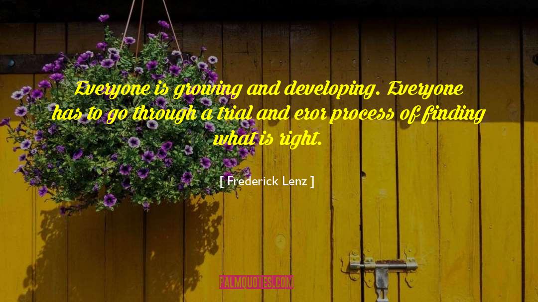 Overcome Trials quotes by Frederick Lenz