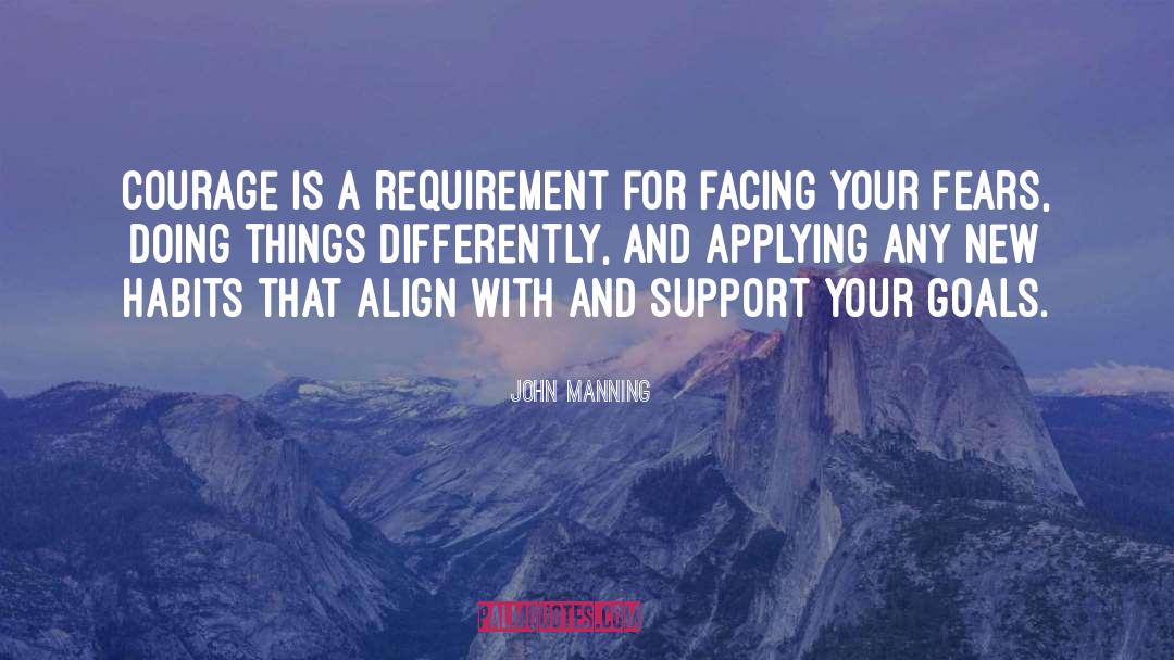 Overcome Your Fears quotes by John Manning