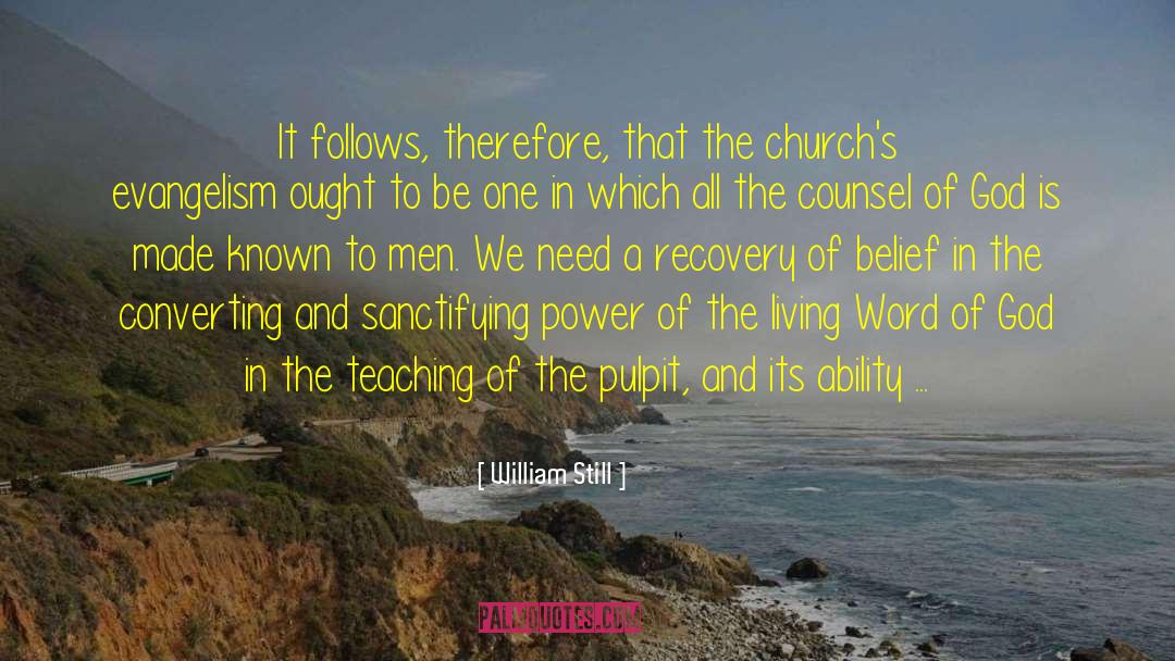 Overcomers Recovery quotes by William Still