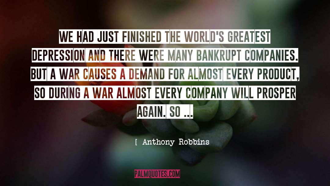 Overcoming Depression quotes by Anthony Robbins