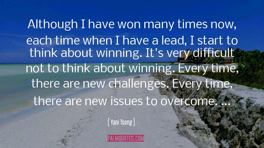 Overcoming Difficult Times quotes by Yani Tseng