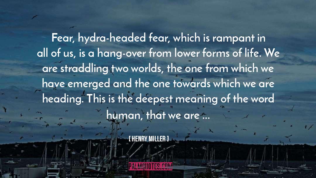 Overcoming Fears quotes by Henry Miller