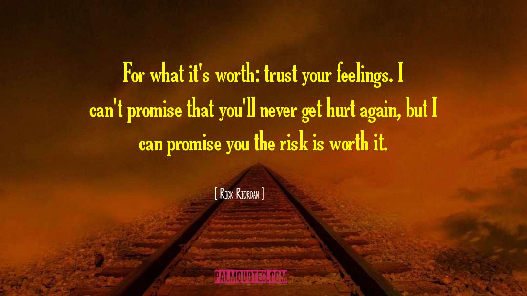 Overcoming Hurt Feelings quotes by Rick Riordan