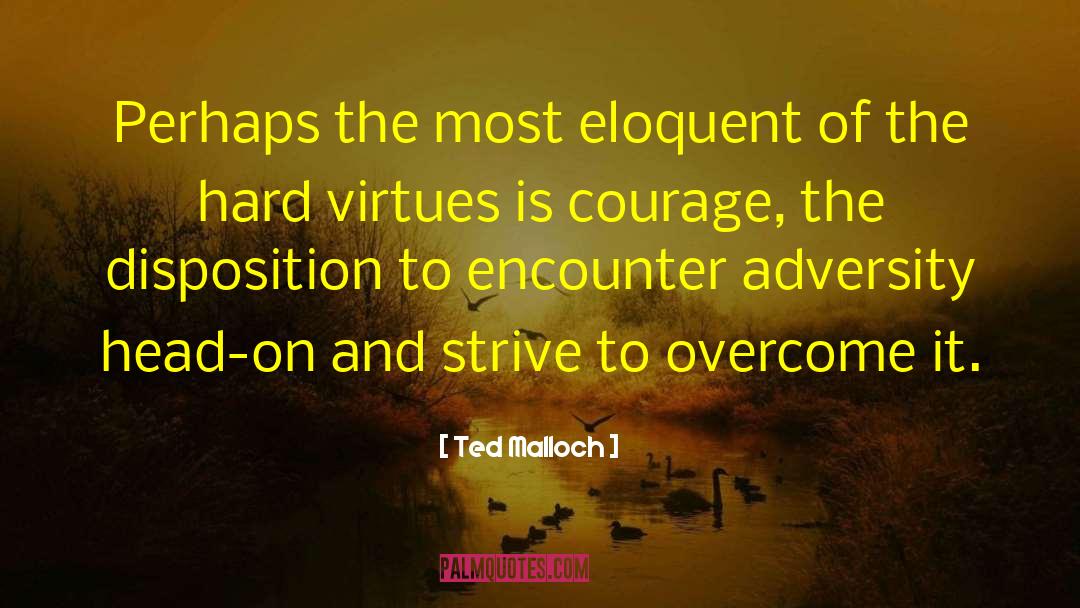 Overcoming quotes by Ted Malloch