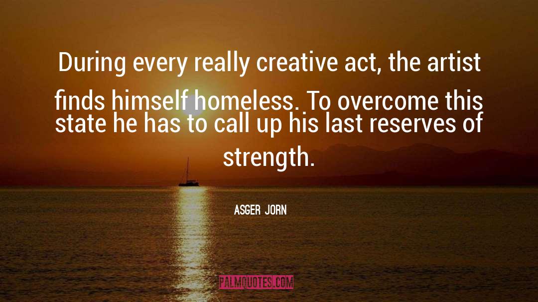 Overcoming quotes by Asger Jorn