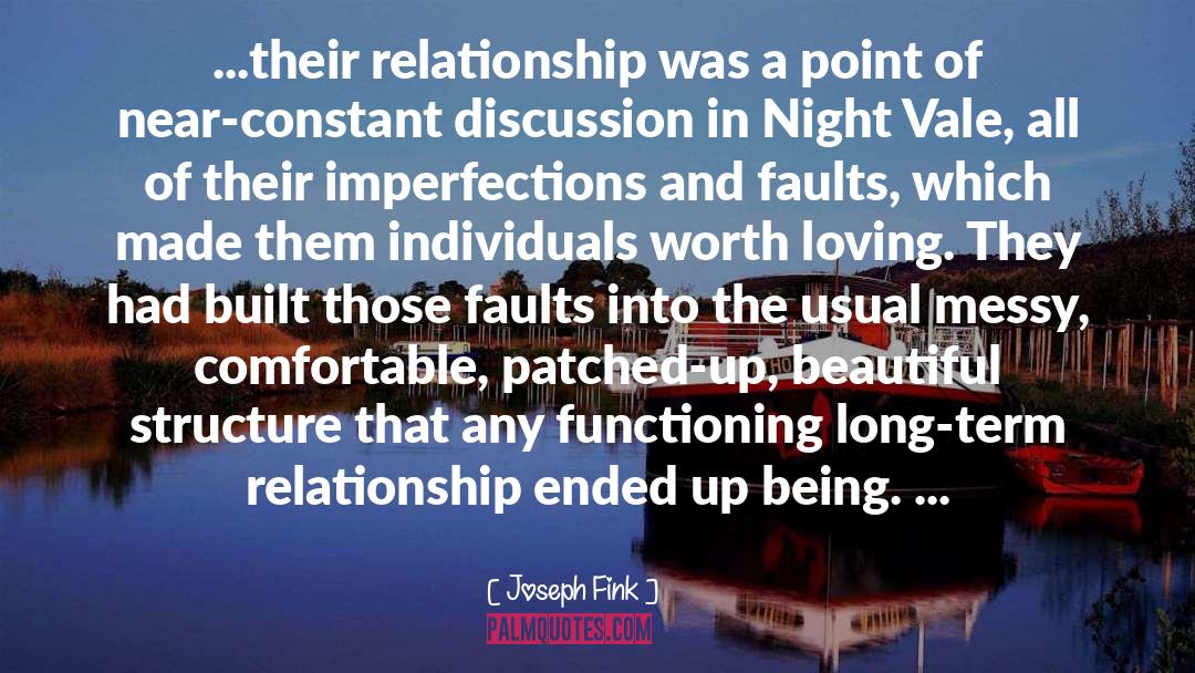 Overcoming Struggles In A Relationship quotes by Joseph Fink