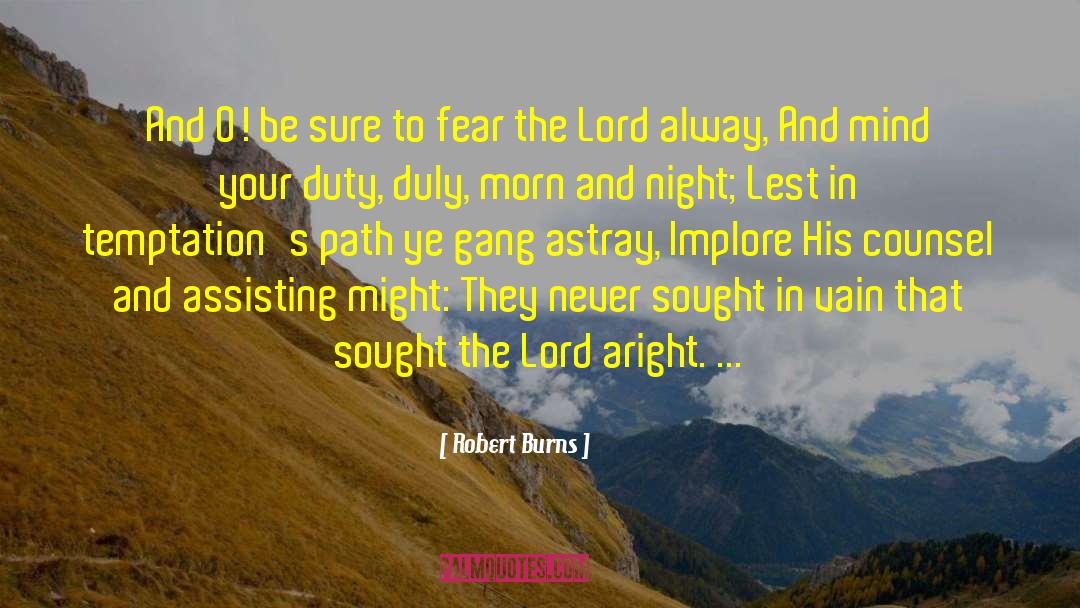 Overcoming Temptation quotes by Robert Burns