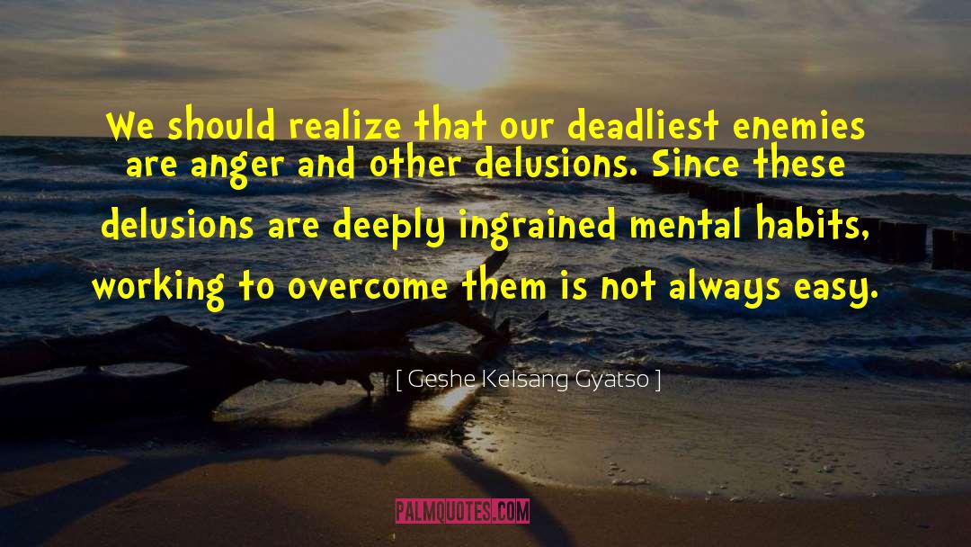 Overcoming Weaknesses quotes by Geshe Kelsang Gyatso