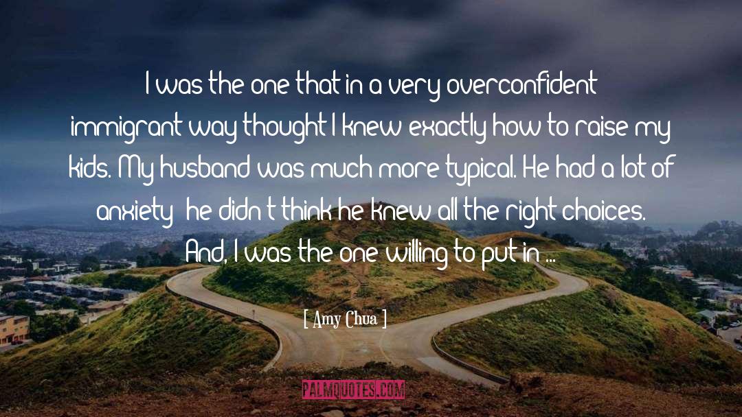 Overconfident quotes by Amy Chua