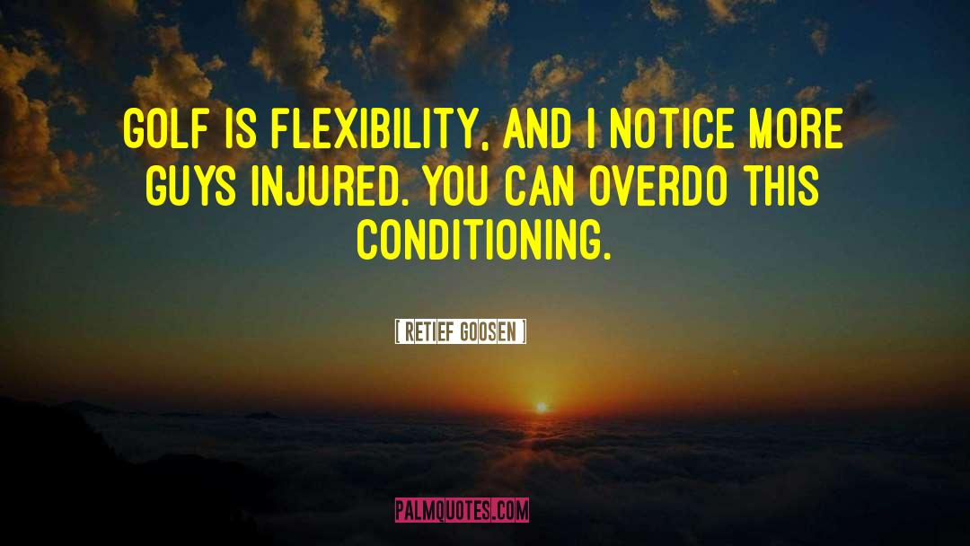 Overdo quotes by Retief Goosen