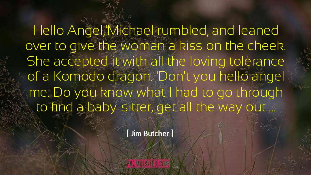 Overdressing A Baby quotes by Jim Butcher