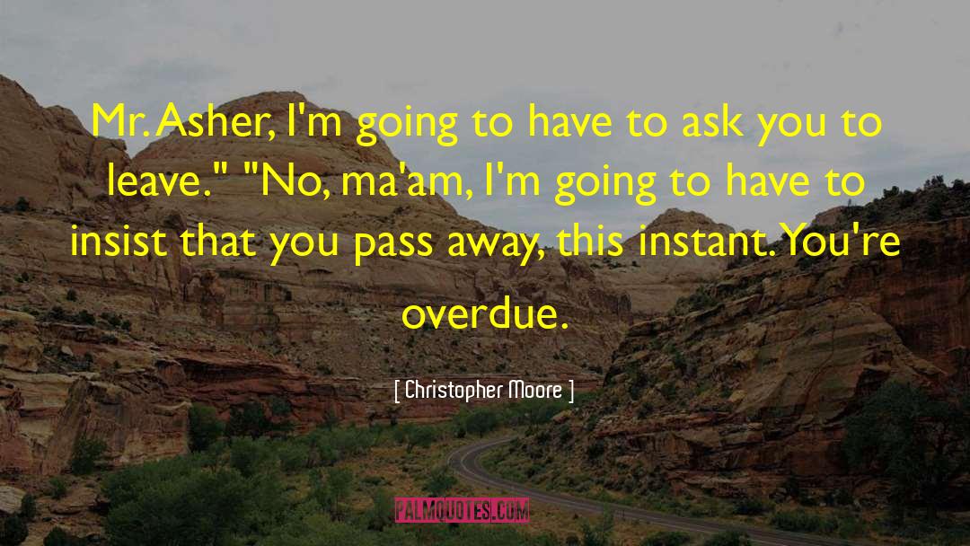 Overdue quotes by Christopher Moore