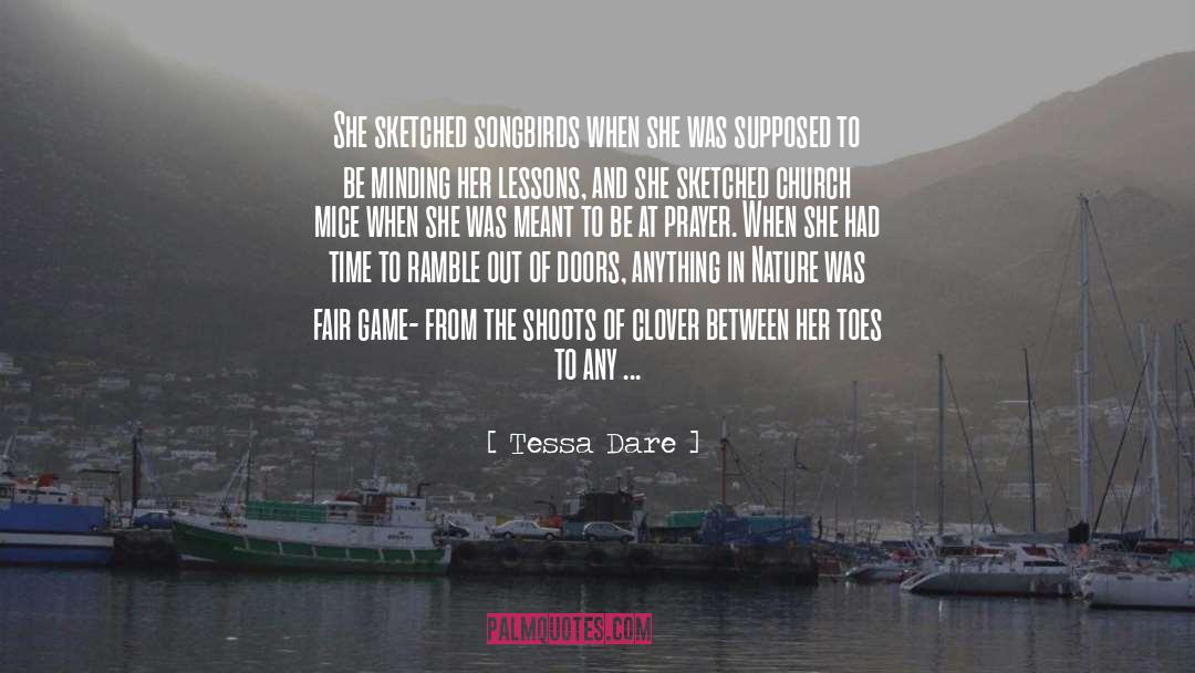 Overhead quotes by Tessa Dare