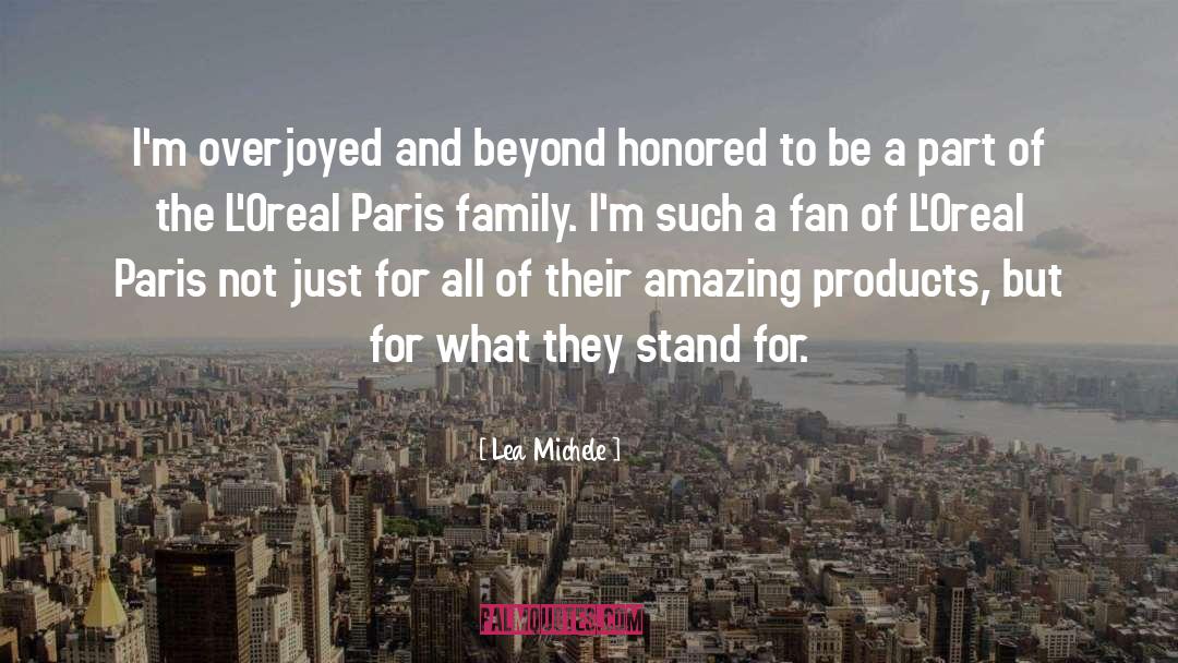 Overjoyed quotes by Lea Michele