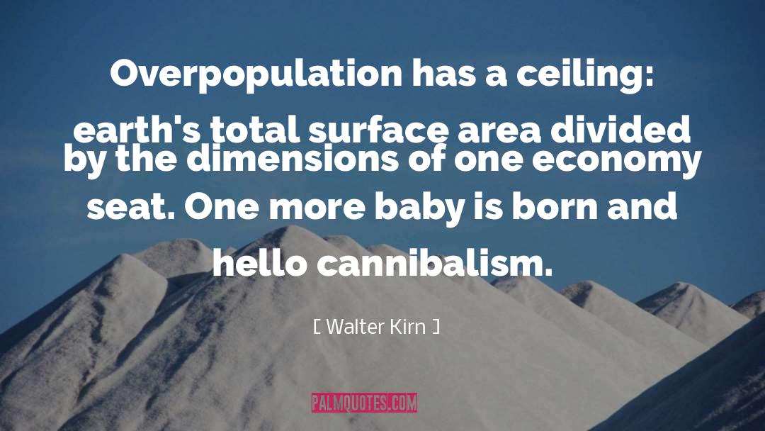 Overpopulation quotes by Walter Kirn