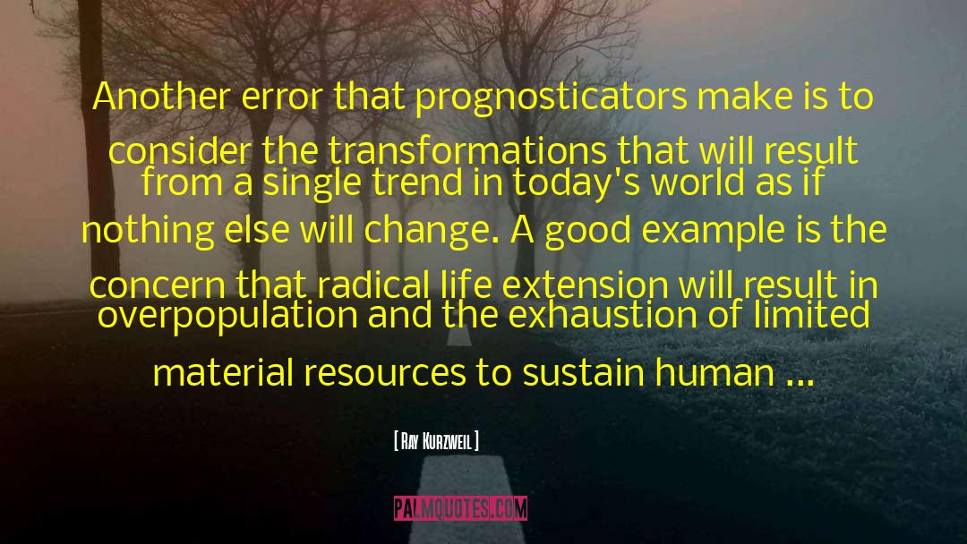 Overpopulation quotes by Ray Kurzweil
