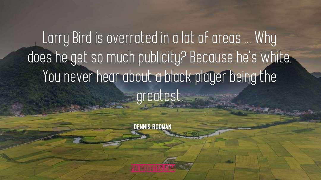 Overrated quotes by Dennis Rodman