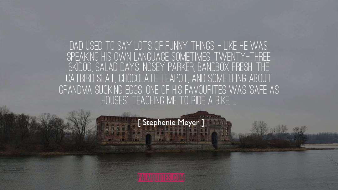 Overschot Spaghetti quotes by Stephenie Meyer