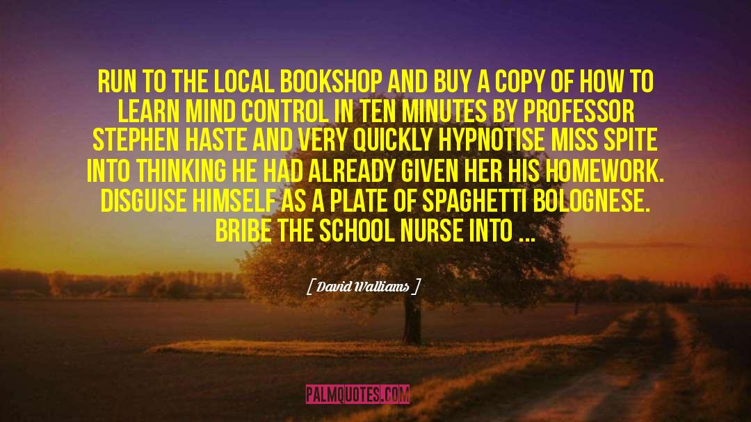 Overschot Spaghetti quotes by David Walliams