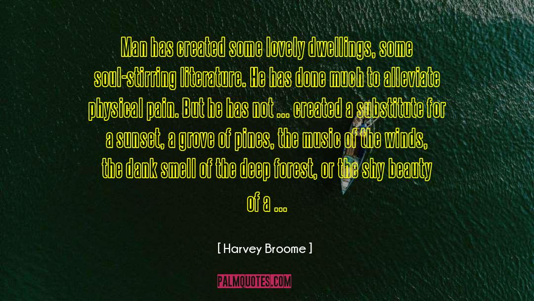 Oversensitivity To Pain quotes by Harvey Broome