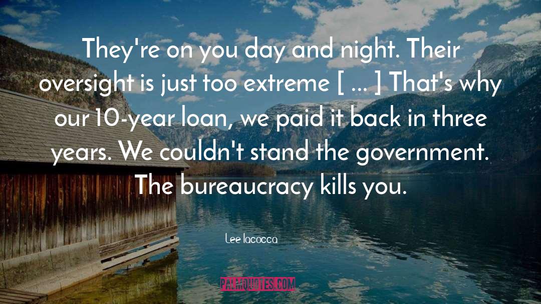 Oversight quotes by Lee Iacocca
