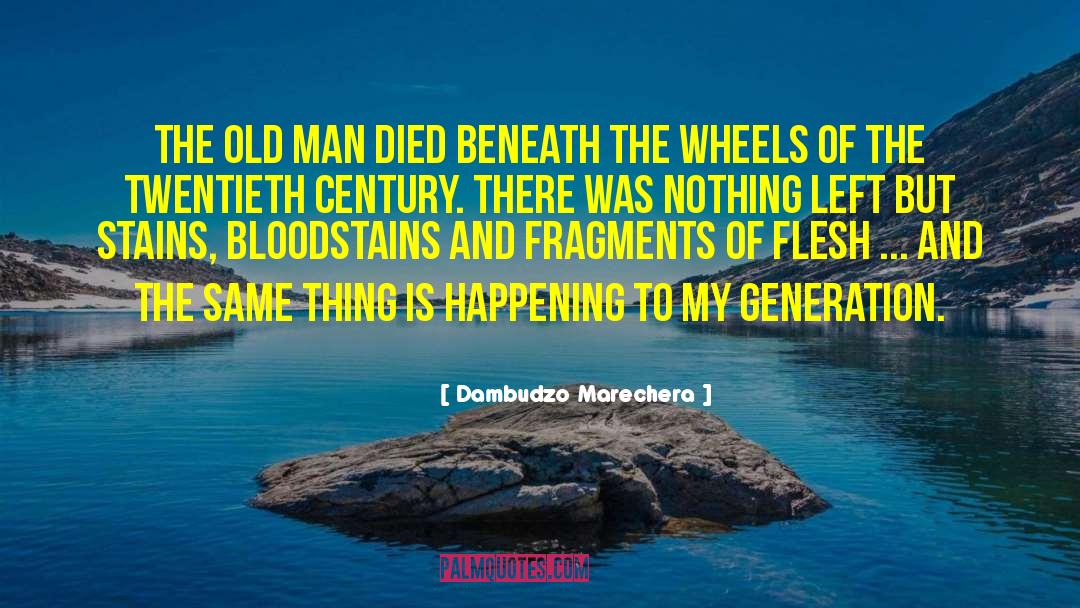 Oversteer Wheels quotes by Dambudzo Marechera
