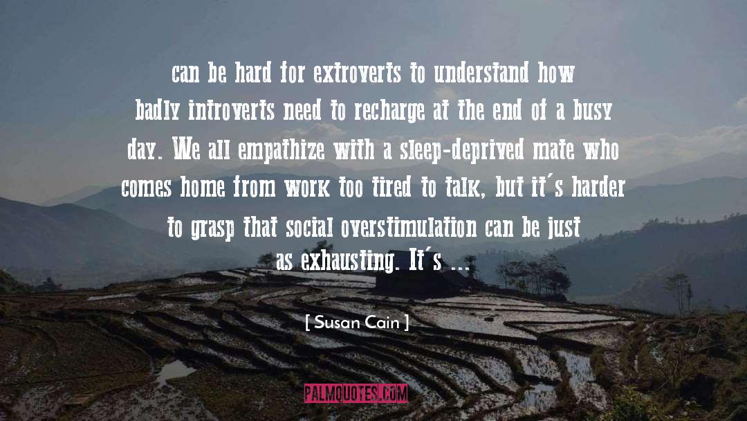 Overstimulation quotes by Susan Cain