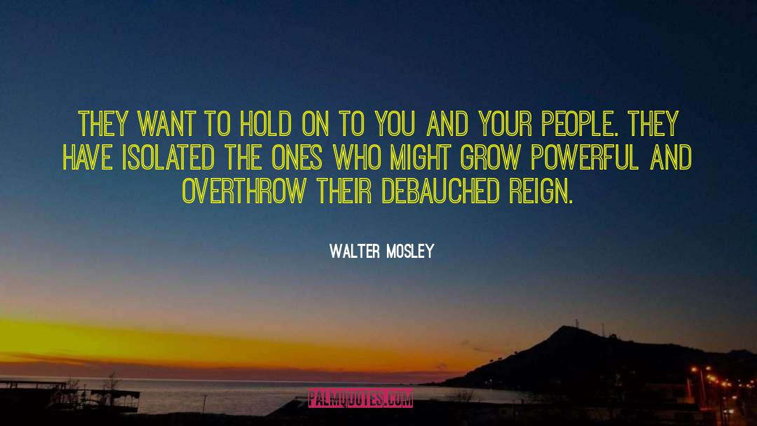 Overthrow quotes by Walter Mosley