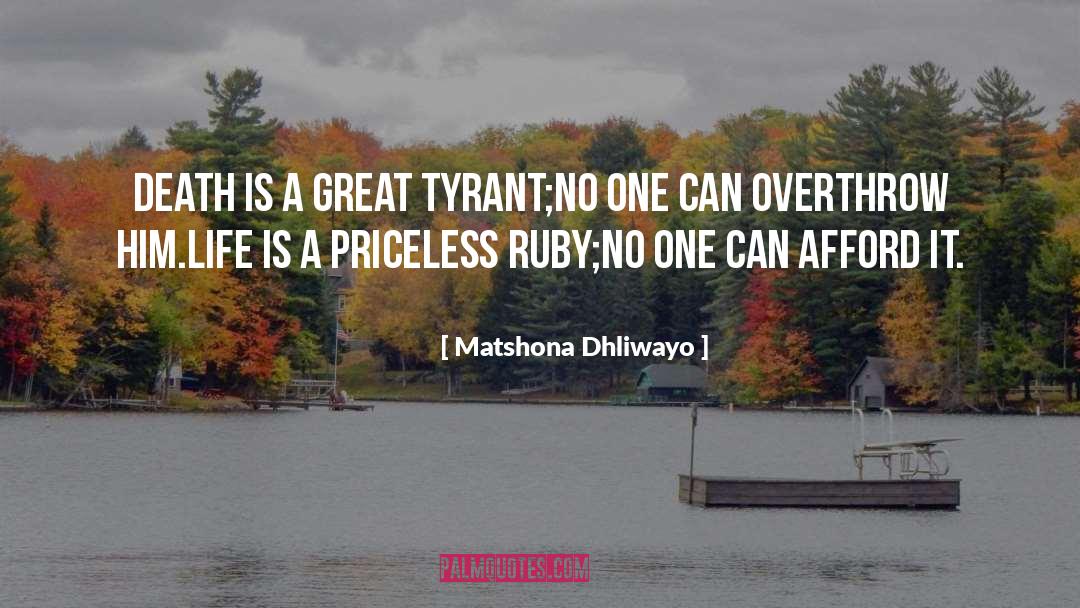 Overthrow quotes by Matshona Dhliwayo