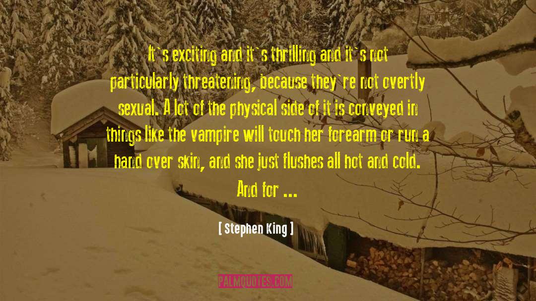 Overtly quotes by Stephen King