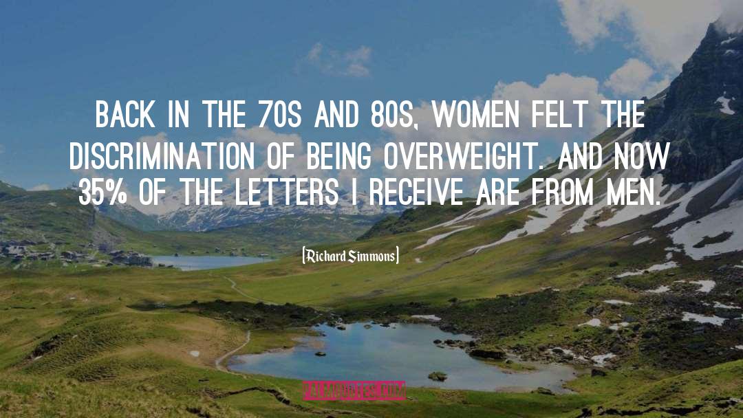 Overweight quotes by Richard Simmons