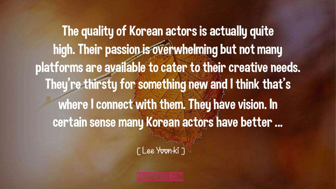 Overwhelming quotes by Lee Yoon-ki