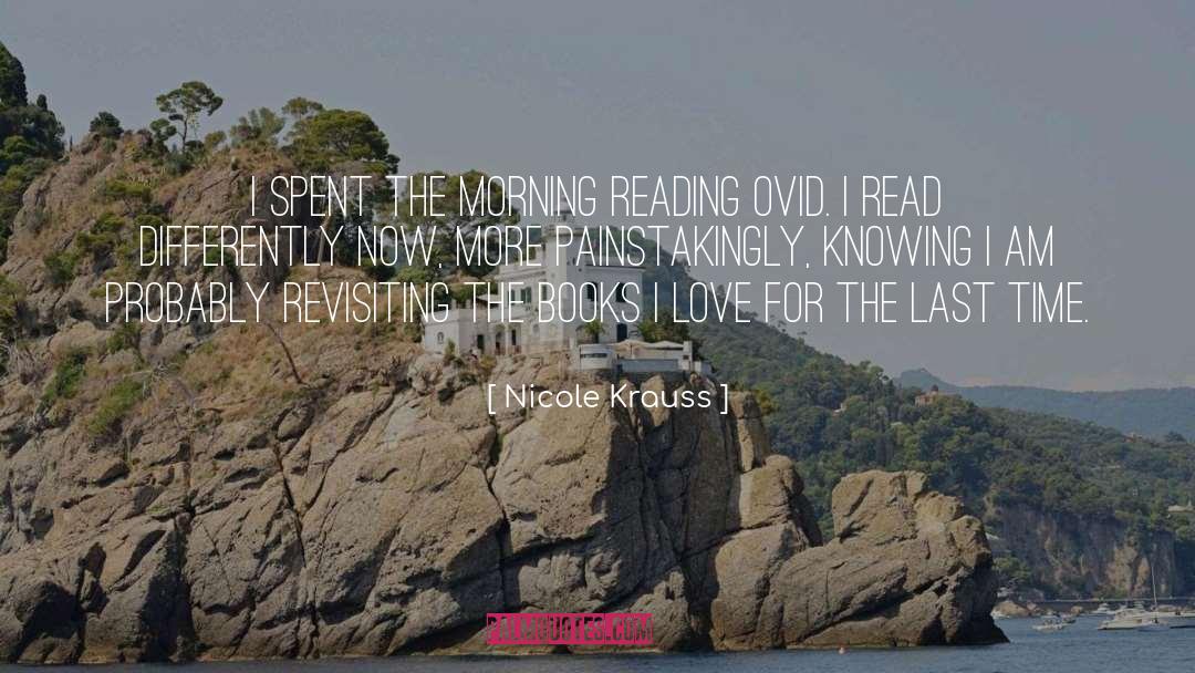 Ovid Love quotes by Nicole Krauss
