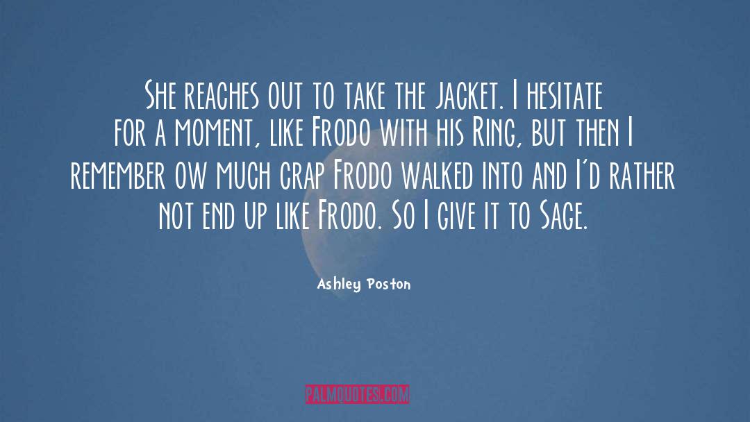 Ow quotes by Ashley Poston