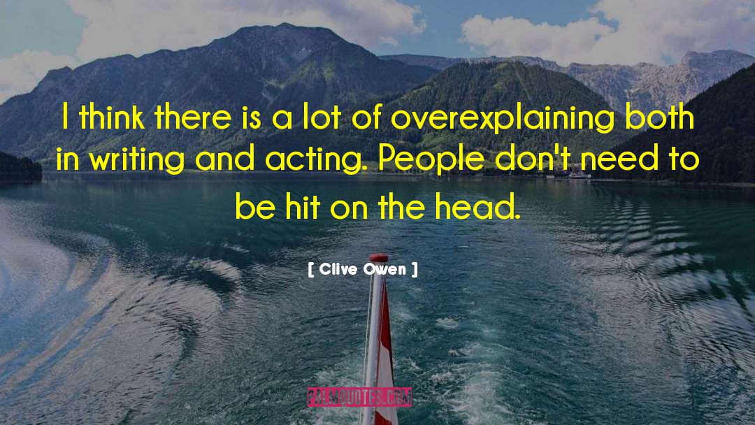 Owen Johns quotes by Clive Owen