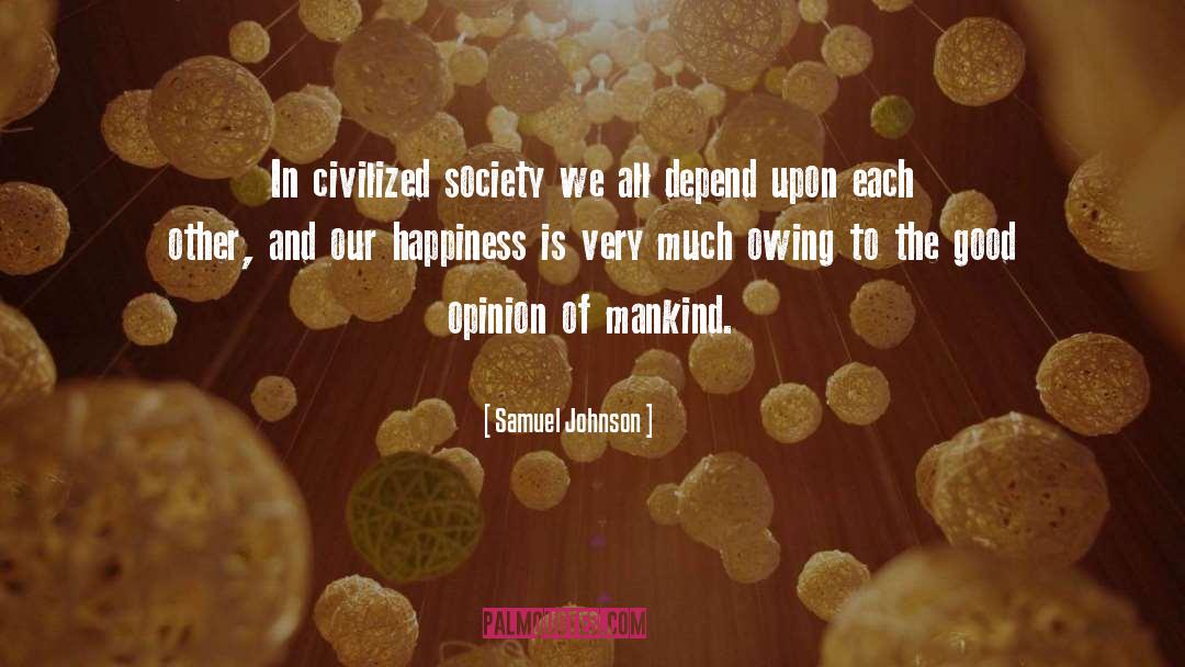 Owing quotes by Samuel Johnson
