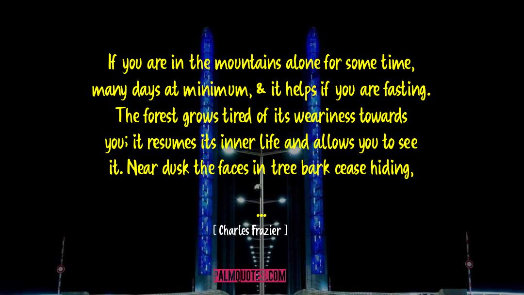 Owl Creek Mountains quotes by Charles Frazier