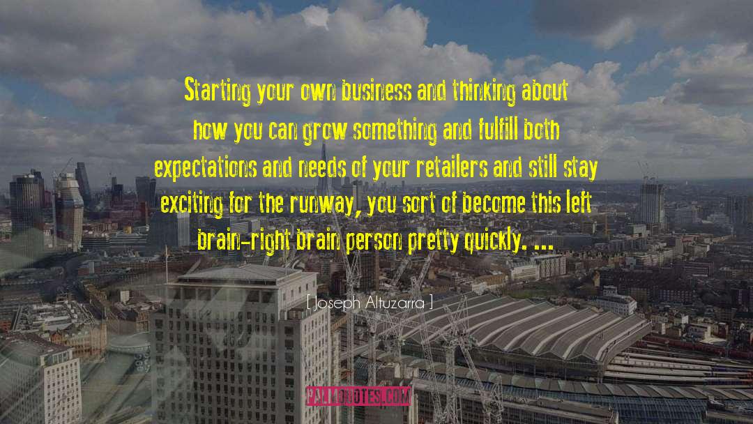 Own Business quotes by Joseph Altuzarra