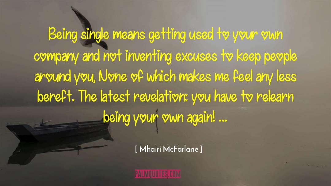 Own Company quotes by Mhairi McFarlane