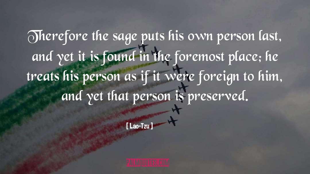 Own Person quotes by Lao-Tzu