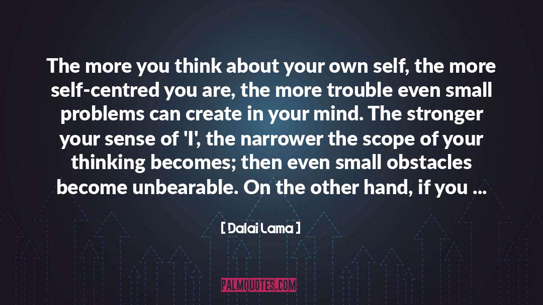 Own Self quotes by Dalai Lama