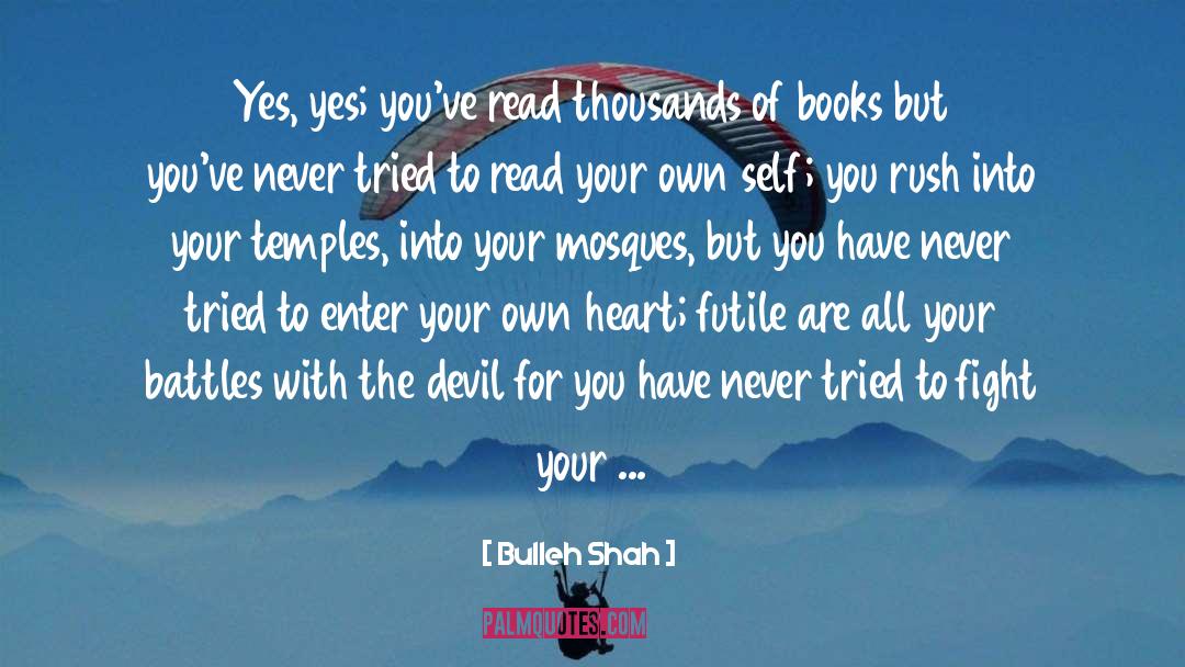 Own Self quotes by Bulleh Shah